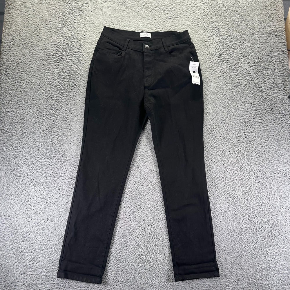 Just Black Jeans Women's‎ XL Black Cotton Denim Skinny Workwear Travel Stretch